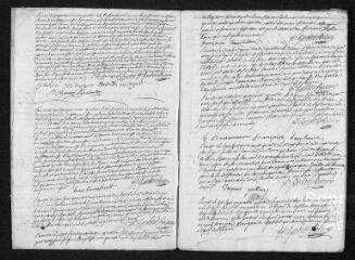 23 vues Registre paroissial. Baptêmes, mariages, sépultures (1744-1745) - Sépultures (janvier 1746)