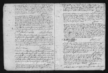 16 vues  - Registre paroissial. Baptêmes, mariages, sépultures (1753) - Sépultures (janvier 1754) (ouvre la visionneuse)