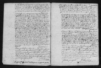 17 vues Registre paroissial. Baptêmes, mariages, sépultures (1754) - Sépultures (janvier-février 1755)