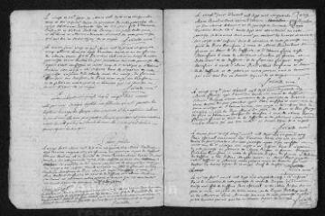 16 vues Registre paroissial. Baptêmes, mariages, sépultures (février-décembre 1755) - Baptêmes (janvier 1756)