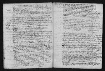 13 vues  - Registre paroissial. Baptêmes, mariages, sépultures (1757) - Sépultures (janvier 1758) (ouvre la visionneuse)