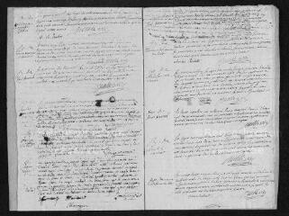 9 vues Registre paroissial. Baptêmes, sépultures (février-décembre 1781)