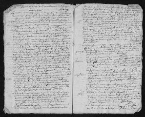 9 vues Registre paroissial. Baptêmes, mariages, sépultures (février 1741-décembre 1742)
