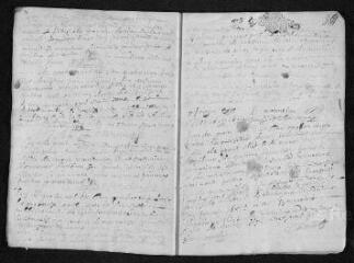 11 vues Registre paroissial. Baptêmes, mariages, sépultures (février 1693-février 1694)