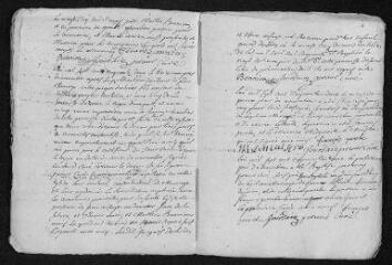 7 vues Registre paroissial. Baptêmes, mariages (1752) - Mariage (janvier 1753)