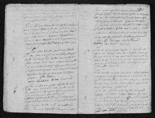 11 vues Registre paroissial. Baptêmes, mariages, sépultures (1790) - Mariages, sépultures (janvier 1791)