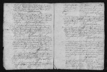 13 vues Registre paroissial. Baptêmes, mariages, sépultures (janvier-novembre 1741)