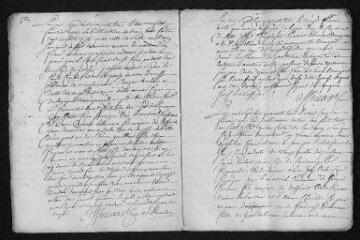 11 vues Registre paroissial. Baptêmes, mariages, sépultures (janvier-novembre 1743)