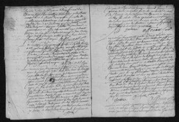 13 vues Registre paroissial. Baptêmes, mariages, sépultures (novembre 1743-décembre 1744)