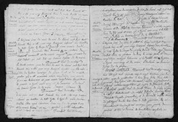 11 vues  - Registre paroissial. Baptêmes, mariages, sépultures (mai 1764-janvier 1767) (ouvre la visionneuse)