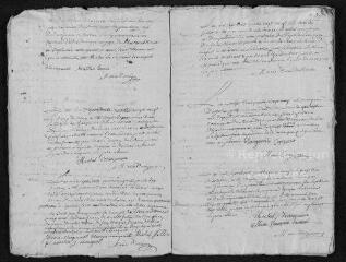 8 vues Registre paroissial. Baptêmes, mariages, sépultures (mars-décembre 1789) - Sépulture (janvier 1790)