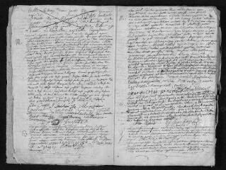 56 vues Registre paroissial. Baptêmes, mariages, sépultures (février-décembre 1742)