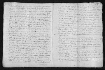 9 vues Registre paroissial. Baptêmes, mariages, sépultures (février-novembre 1745)
