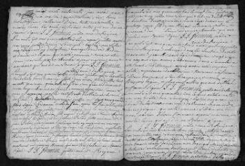 9 vues Registre paroissial. Baptêmes, mariages, sépultures (1741-janvier 1743)