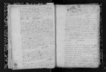 239 vues Registre paroissial. Baptêmes, mariages, sépultures (1697-1705 - 1707 - 1737-1764)
