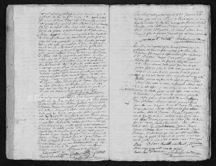 26 vues Registre paroissial. Baptêmes, mariages, sépultures (1786) - Mariage (février 1787)