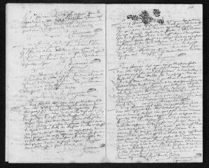 27 vues  - Registre paroissial. Baptêmes, mariages, sépultures (1696-mars 1697) (ouvre la visionneuse)