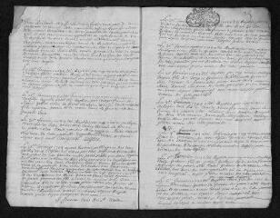 20 vues Registre paroissial. Baptêmes, mariages, sépultures (1708) - Baptêmes, sépultures (janvier 1709)