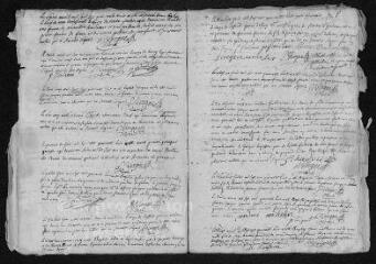 13 vues  - Registre paroissial. Baptême (décembre 1747) - Baptêmes, mariages, sépultures (1748-1749) (ouvre la visionneuse)