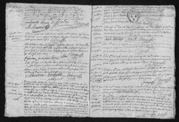 15 vues Registre paroissial. Baptêmes, mariages, sépultures (juillet 1751-décembre 1752) - Baptêmes, sépultures (janvier-février 1753)