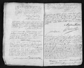 25 vues  - Registre paroissial. Baptêmes, mariages, sépultures (mars 1692-février 1694) (ouvre la visionneuse)