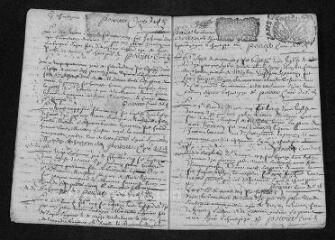 23 vues Registre paroissial. Baptêmes, mariages, sépultures (février 1704-mars 1705)