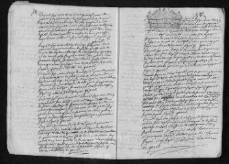 18 vues  - Registre paroissial. Baptêmes, mariages, sépultures (1713) - Sépulture (janvier 1714) (ouvre la visionneuse)