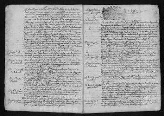 22 vues  - Registre paroissial. Baptêmes, mariages, sépultures (1717-mars 1718) (ouvre la visionneuse)