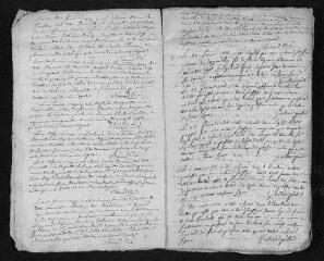 17 vues Registre paroissial. Baptêmes, mariages, sépultures (1744-janvier 1745)