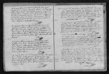 26 vues Registre paroissial. Baptêmes, mariages, sépultures (1765-1766) - Baptême (janvier 1767)