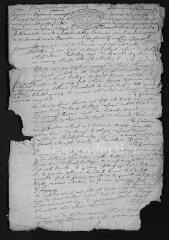 4 vues Registre paroissial. Baptêmes, mariages, sépultures (1730) - Baptême (janvier 1731)