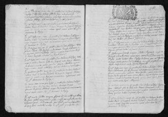 9 vues Registre paroissial. Baptêmes, mariages, sépultures (1706-février 1707)