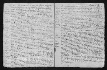 5 vues Registre paroissial. Baptêmes, mariages, sépultures (novembre 1770-décembre 1771)