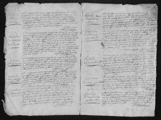 8 vues Registre paroissial. Baptêmes, mariages, sépultures (1791) - Sépulture (janvier 1792)