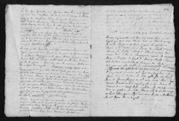 7 vues Registre paroissial. Baptêmes, mariages, sépultures (février-décembre 1738)