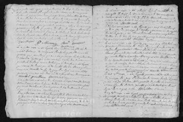 7 vues Registre paroissial. Baptêmes, mariages, sépultures (1742) - Baptême (janvier 1743)