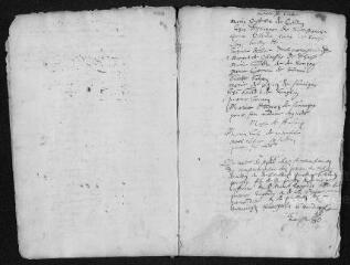 20 vues Registre paroissial. Mariages (septembre 1647-septembre 1661)