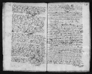 17 vues  - Registre paroissial. Baptêmes, mariages, sépultures (1695-mars 1696) (ouvre la visionneuse)