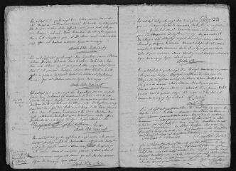 23 vues  - Registre paroissial. Baptêmes, mariages, sépultures (1790-mars 1791) (ouvre la visionneuse)