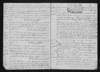 12 vues  - Registre paroissial. Baptêmes, mariages, sépultures (1706-février 1707) (ouvre la visionneuse)