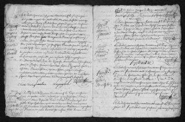 9 vues  - Registre paroissial. Baptêmes, mariages, sépultures (1739-janvier 1740) (ouvre la visionneuse)