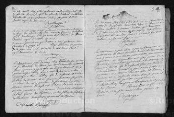 15 vues Registre paroissial. Baptêmes, mariages, sépultures (1695) - Baptêmes, mariages (janvier 1696)