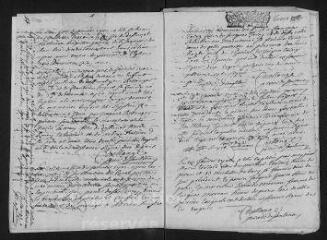 17 vues Registre paroissial. Baptêmes, mariages, sépultures (1701-janvier 1702)