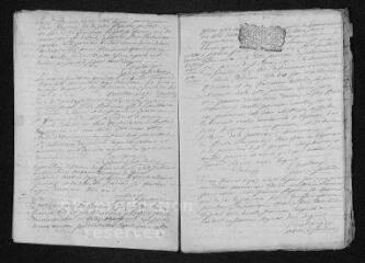 13 vues Registre paroissial. Baptêmes, mariages, sépultures (1703) - Baptêmes (janvier 1704)