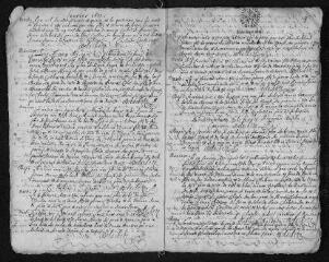 23 vues Registre paroissial. Baptêmes, mariages, sépultures (1675-février 1676)
