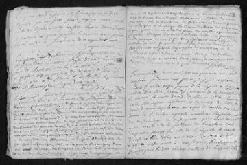 35 vues Registre paroissial. Baptêmes, mariages, sépultures (1741-février 1743)