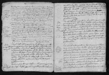 34 vues Registre paroissial. Baptêmes, mariages (1751-février 1752)