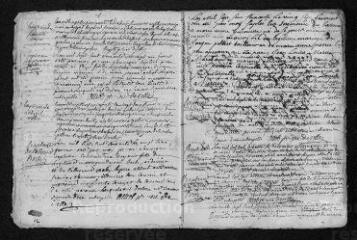 24 vues Registre paroissial. Baptêmes, mariages (1760-janvier 1761)