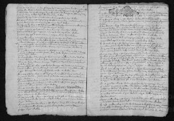 15 vues Registre paroissial. Baptêmes, mariages, sépultures (avril 1673-février 1692)
