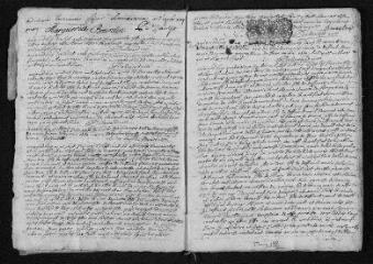 38 vues Registre paroissial. Baptêmes, mariages, sépultures (mai 1701-décembre 17014)
